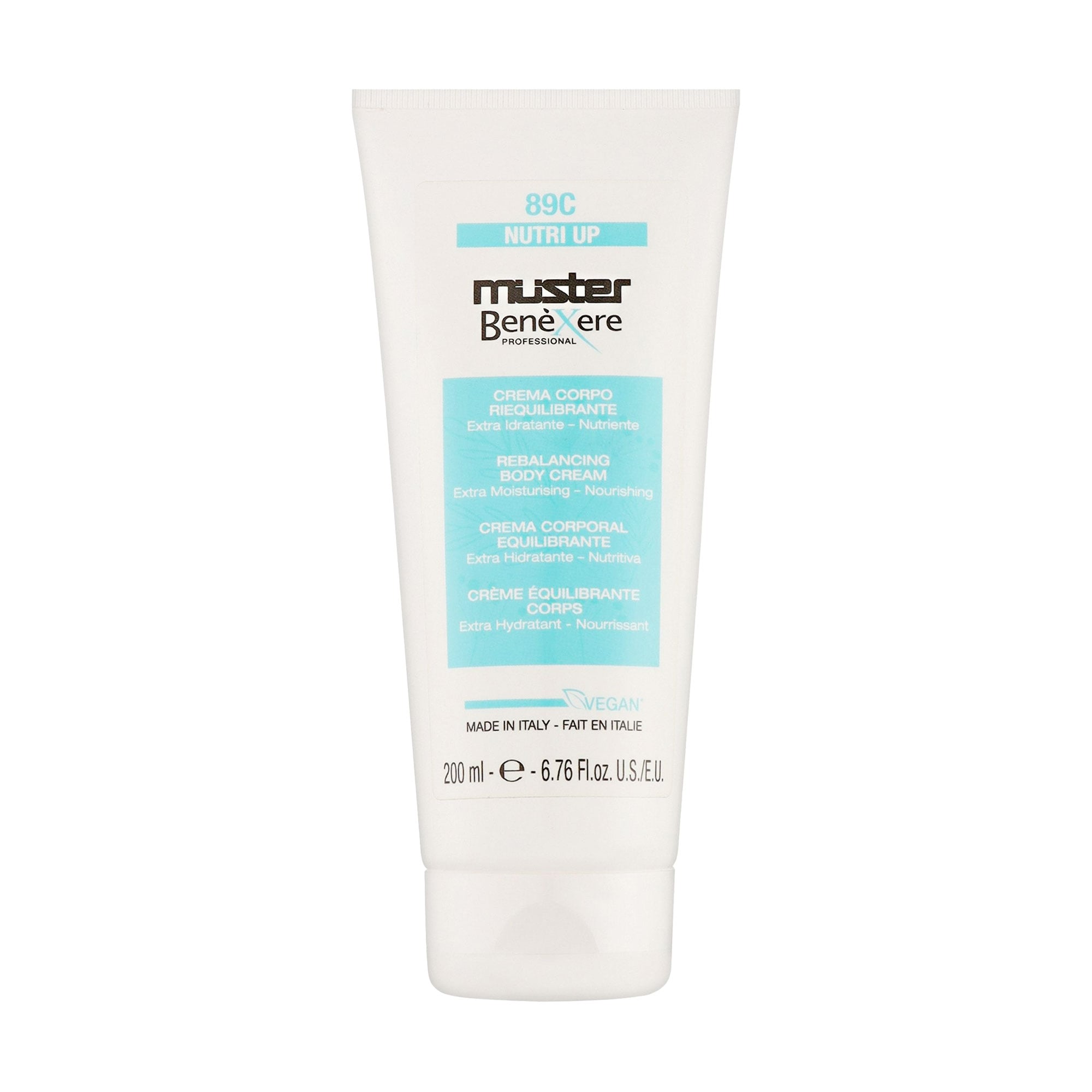 Відновлювальний крем для тіла Muster Benexere Professional Nutri Up 89C, 200 мл